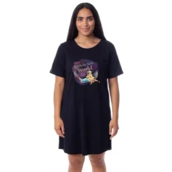 Disney Womens' Aladdin Movie Princess Jasmine Nightgown Sleep Pajama Shirt Black 7 Disney Womens' Aladdin Movie Princess Jasmine Nightgown Sleep Pajama Shirt Black -Intimo GUEST e0d253db a125 4cdd aada 656ad95cd690
