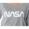 NASA Worm Logo Women's Juniors' Space Shuttle Patches Jogger Pajama Set NASA Worm Logo