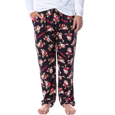 Disney Mens' Grumpy Snow White And The Seven Dwarfs Sleep Pajama Pants Black 6 Disney Mens' Grumpy Snow White And The Seven Dwarfs Sleep Pajama Pants Black - Image 4