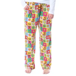 Scooby-Doo Womens' Relp Paw Print Square Icons Sleep Pajama Pants Multicolored -Intimo GUEST e422e041 be20 4f66 afd7 8dc91337a054