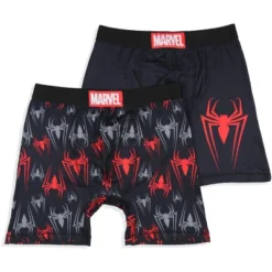 Marvel Mens' 2 Pack Spider-Man Spidey Boxers Underwear Boxer Briefs Black -Intimo GUEST e5757c00 7bfe 41d8 866b 1e16fbebee4f