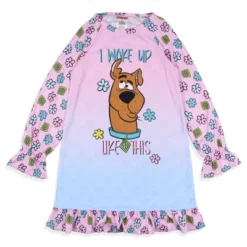 Scooby-Doo Girls' I Woke Up Like This Flower Sleep Pajama Dress Nightgown Purple -Intimo GUEST e59e2edc 9d18 4fe6 9957 fc662fe64011