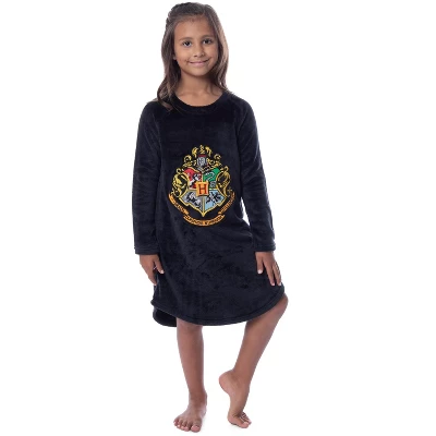 Harry Potter Girls' Hogwarts Houses Crest Raglan Pajama Nightgown-All Houses 10 Harry Potter Girls' Hogwarts Houses Crest Raglan Pajama Nightgown-All Houses - Image 8