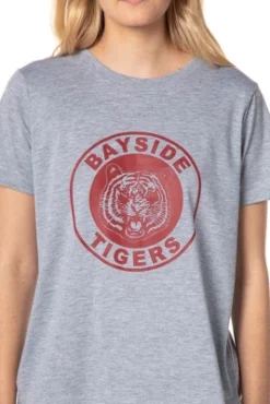 Saved By The Bell Womens' Bayside Tigers High Logo Sleep Pajama Set Shorts Multicolored -Intimo GUEST e96d088f 3be3 47e7 a887 3e4f58a2b7de