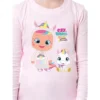 Cry Babies Magic Tears Girls' Child Characters Show Unicorn Sleep Pajama Set Pink 1 Cry Babies Magic Tears Girls' Child Characters Show Unicorn Sleep Pajama Set Pink -Intimo GUEST eb7f7556 b872 4e22 839a 4db03e0b9472