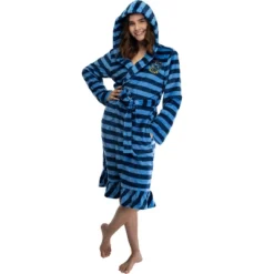 Harry Potter Juniors' Striped Ruffle Hooded Plush Fleece Robe 13 Harry Potter Juniors' Striped Ruffle Hooded Plush Fleece Robe -Intimo GUEST ec1d243b 464e 4cfd b02d 87b79706d1ac