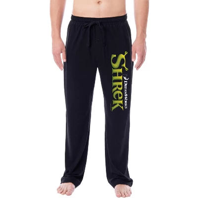 DreamWorks Shrek Men's Movie Film Title Logo Character Sleep Pajama Pants Black 5 DreamWorks Shrek Men's Movie Film Title Logo Character Sleep Pajama Pants Black - Image 3