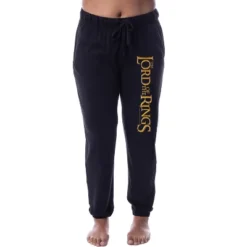 The Lord Of The Rings Womens' Movie Title Sleep Jogger Pajama Pants Black 7 The Lord Of The Rings Womens' Movie Title Sleep Jogger Pajama Pants Black -Intimo GUEST ec45c7ac e85b 4428 994b 5e7e46b975c7