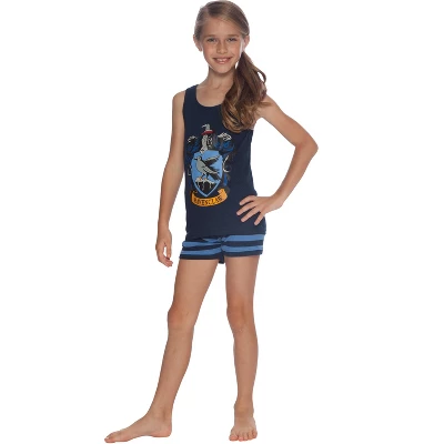 Harry Potter Girls Gryffindor House Crest Tank Top And Short Pajama 2pc Set 5 Harry Potter Girls Gryffindor House Crest Tank Top And Short Pajama 2pc Set - Image 4