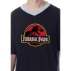 Jurassic Park Mens' Dinosaur Film Logo Sleep Pajama Dress Shirt -Intimo GUEST ed186092 7da8 4a60 ab7c 00ecd2a3877f