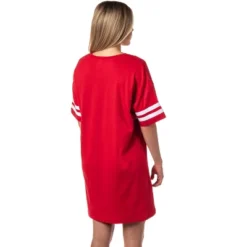 Winnie-the-Pooh Women's Go Team Shirt Pajama Dorm Sleep Shirt Nightgown Red -Intimo GUEST ef136e73 a137 4755 93cb 7a611aef6acb