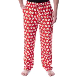 DC Comics Men's The Flash Lightning Bolt Allover Loungewear Pajama Pants Red -Intimo GUEST efd8baac f77e 4bf7 a65e 2be2fb1e8409