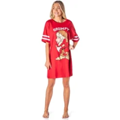 Disney Womens' Grumpy Snow White And The Seven Dwarfs Nightgown Pajama Red -Intimo GUEST f061255f 8577 4906 b10d 262bf3c3ac29