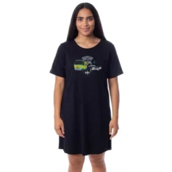 Supernatural Womens' Scoobynatural Mystery Machine Nightgown Pajama Shirt Black -Intimo GUEST f12a1fda d5ff 43ff b231 0947e16e34b0