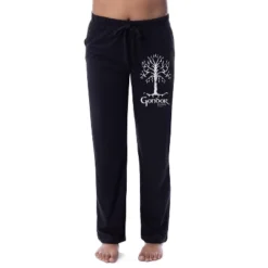 The Lord Of The Rings Womens' Gondor White Tree Sleep Pajama Pants Black -Intimo GUEST f317b14e 05a3 44e1 a854 d3d4b0f90aed