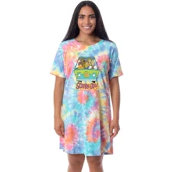 Scooby-Doo Womens' The Gang Mystery Machine Nightgown Sleep Pajama Shirt Multicolored 7 Scooby-Doo Womens' The Gang Mystery Machine Nightgown Sleep Pajama Shirt Multicolored -Intimo GUEST f408e0ca acc1 470e a040 48ea1c36ac9e
