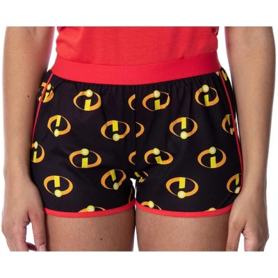 Disney Women's The Incredibles Logo Racerback Tank And Shorts Pajama Set Red 5 Disney Women's The Incredibles Logo Racerback Tank And Shorts Pajama Set Red - Image 3
