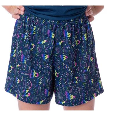 DC Comics Girls' Super Hero Girls Character Sleep Pajama Set Short Blue 5 DC Comics Girls' Super Hero Girls Character Sleep Pajama Set Short Blue - Image 3