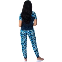 Disney Women's Monsters Inc. Monsters University 2 Piece Jogger Pajama Set Blue -Intimo GUEST f56eb89f ac13 4b55 b52f 7ea5baa15adf