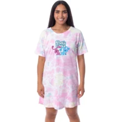 Nickelodeon Blue's Clues Womens' Magenta Nightgown Sleep Pajama Shirt Multicolored -Intimo GUEST f61b245b 087c 4604 8864 6b406623f61a