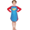 Wonder Woman DC Comics Logo Ragalan Pajama Nightgown -Intimo GUEST f724099b 561e 452d b557 e52fccc3e2cd
