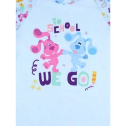 Nickelodeon Toddler Girls' Blue's Clues School Sleep Pajama Dress Nightgown Blue