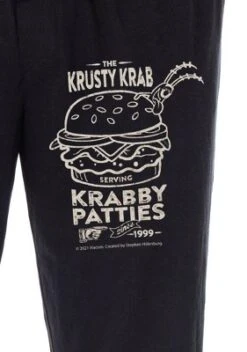 Nickelodeon Men's SpongeBob SquarePants The Krusty Krab Pajama Pants Black 6 Nickelodeon Men's SpongeBob SquarePants The Krusty Krab Pajama Pants Black -Intimo GUEST f85e1144 3165 48c9 a0c6 ea34a723ae23