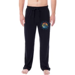 Jaws Mens' Film Movie Amity Island Surf Shop 1975 Sleep Pajama Pants Black -Intimo GUEST f9ab87ea 2990 41a1 bb8f 2e51e91f2702