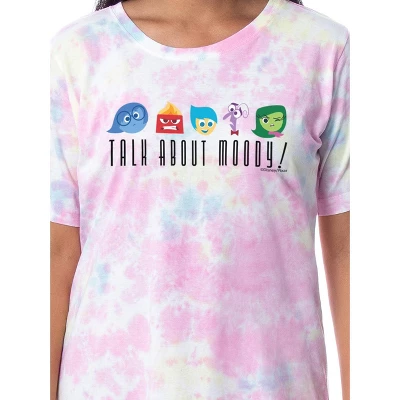 Disney Womens' Inside Out Movie Film Talk About Moody! Nightgown Pajama Multicolored 3 Disney Womens' Inside Out Movie Film Talk About Moody! Nightgown Pajama Multicolored