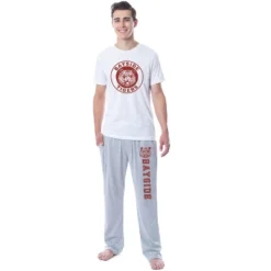 Saved By The Bell Mens' Bayside Tigers Logo Icon Symbol Sleep Pajama Set Multicolored -Intimo GUEST ffe9245d 4489 4a26 b37e 2f16b77a0124